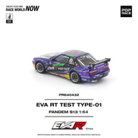 PREORDER POPRACE 1/64 PANDEM S13 EVA RT TEST TYPE-01 PR640432 (Approx. Release Date: Q1 2026 and subject to the manufacturer's final decision)