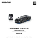 PREORDER POPRACE 1/64 LAMBORGHINI CENTENARIO CARBON BLUE PR640438 (Approx. Release Date: Q3 2026 and subject to the manufacturer's final decision)
