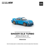 PREORDER POPRACE 1/64 SINGER DLS TURBO METALLIC BLUE PR640449 (Approx. Release Date: Q1 2026 and subject to the manufacturer's final decision)