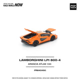 PREORDER POPRACE 1/64 LAMBORGHINI COUNTACH LP1 800-4 ARANCIA ATLAS PR640450 (Approx. Release Date: Q1 2026 and subject to the manufacturer's final decision)