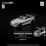 PREORDER POPRACE 1/64  PANDEM S2000 SILVER PR640451 (Approx. Release Date: Q1 2026 and subject to the manufacturer's final decision)