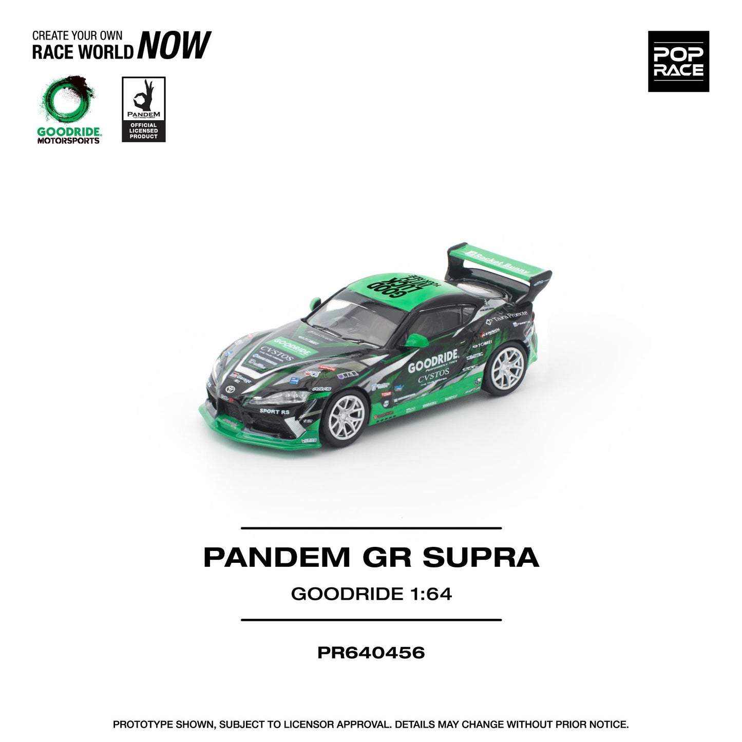 PREORDER POPRACE 1/64 GOODRIDE PANDEM GR SUPRA PR640456 (Approx. Release Date: Q3 2026 and subject to the manufacturer's final decision)
