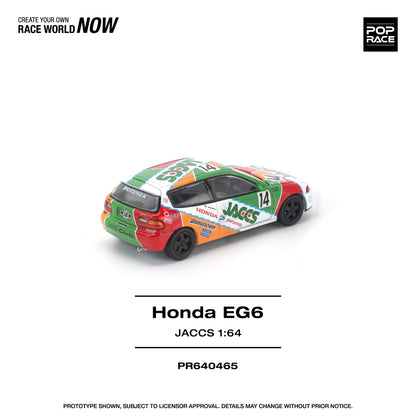 PREORDER POPRACE 1/64 HONDA CIVIC (EG6) JACCSE PR640465 (Approx. Release Date: Q3 2026 and subject to the manufacturer's final decision)