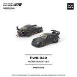 PREORDER POPRACE 1/64 RWB 930 MATTE BLACK "STELLA ARTOIS" PR640468 (Approx. Release Date: Q3 2026 and subject to the manufacturer's final decision)