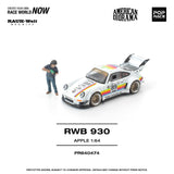 PREORDER POPRACE 1/64 RWB 930 APPLE WITH FIGURE PR640474 (Approx. Release Date: Q3 2026 and subject to the manufacturer's final decision)