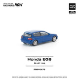 PREORDER POPRACE 1/64 HONDA CIVIC (EG6) CAPTIVA BLUE PR640475 (Approx. Release Date: Q3 2026 and subject to the manufacturer's final decision)