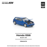PREORDER POPRACE 1/64 HONDA CIVIC (EG6) CAPTIVA BLUE PR640475 (Approx. Release Date: Q3 2026 and subject to the manufacturer's final decision)