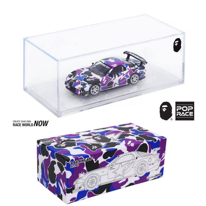 POPRACE 1/64 Mazda Rx-7 FD3S Re-Amemiya BAPE STORE Hong Kong 20th Anniversary Special Edition PR640493
