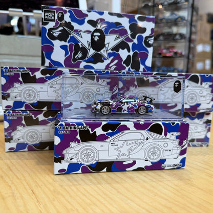 POPRACE 1/64 Mazda Rx-7 FD3S Re-Amemiya BAPE STORE Hong Kong 20th Anniversary Special Edition PR640493