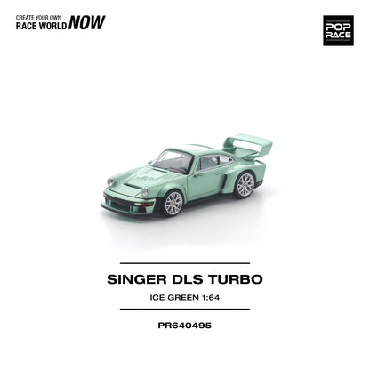 PREORDER POPRACE 1/64 SINGER DLS TURBO ICE GREEN PR640495 (Approx. Release Date: Q3 2026 and subject to the manufacturer's final decision)
