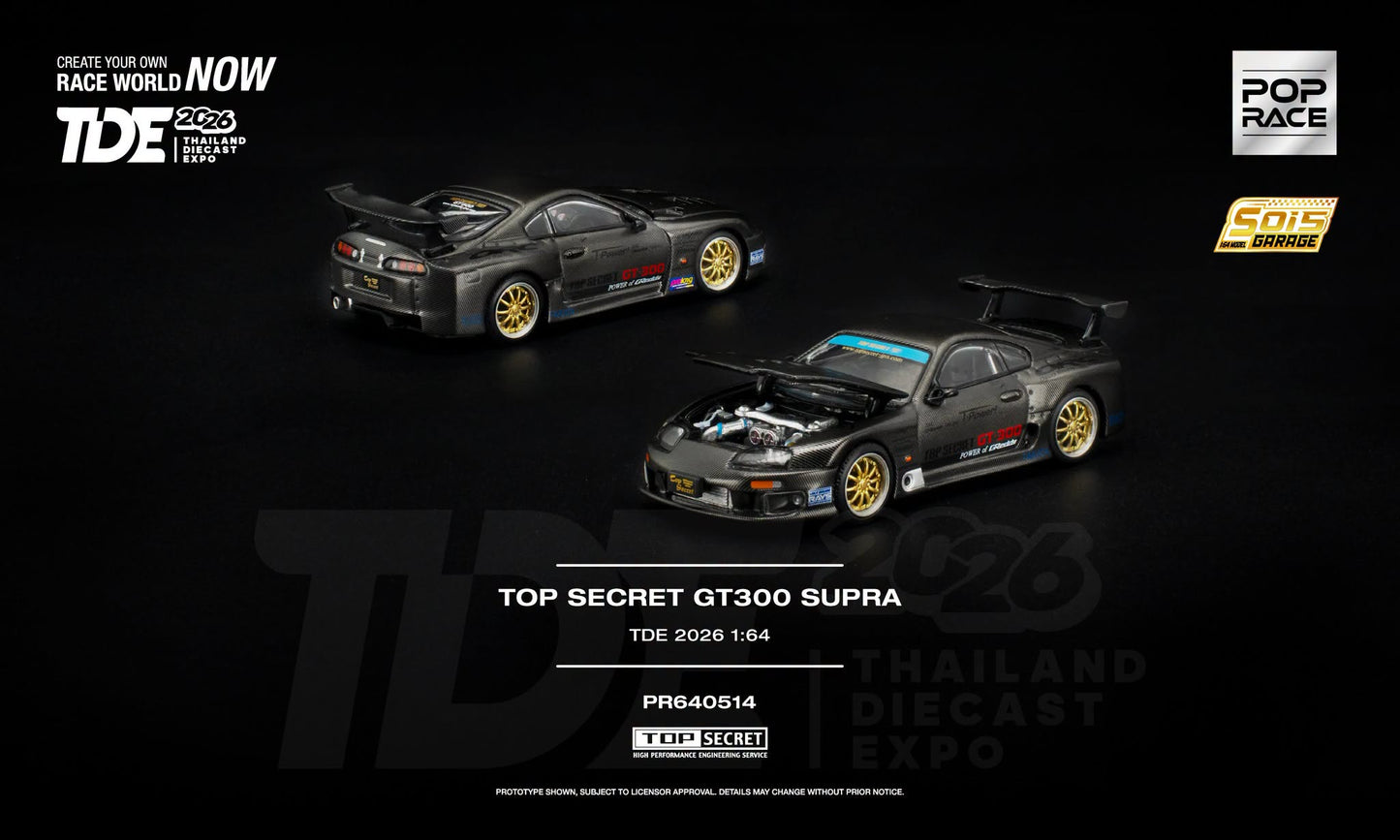POPRACE 1/64 TOP SECRET GT300 SUPRA TDE 2026 PR640514