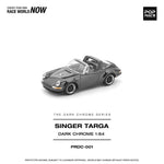 PREORDER POPRACE 1/64 SINGER TARGA DARK CHROME PRDC001  (Approx. Release Date: Q1 2026 and subject to the manufacturer's final decision)