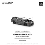 PREORDER POPRACE 1/64 R32 GT-R DARK CHROME PRDC002 (Approx. Release Date: Q1 2026 and subject to the manufacturer's final decision)