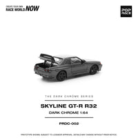 PREORDER POPRACE 1/64 R32 GT-R DARK CHROME PRDC002 (Approx. Release Date: Q1 2026 and subject to the manufacturer's final decision)