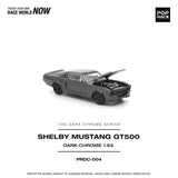 PREORDER POPRACE 1/64 SHELBY MUSTANG GT500 DARK CHROME PRDC004 (Approx. Release Date: Q1 2026 and subject to the manufacturer's final decision)