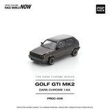 PREORDER POPRACE 1/64 GOLF GTI MK2 DARK CHROME PRDC006 (Approx. Release Date: Q1 2026 and subject to the manufacturer's final decision)