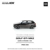 PREORDER POPRACE 1/64 GOLF GTI MK2 DARK CHROME PRDC006 (Approx. Release Date: Q1 2026 and subject to the manufacturer's final decision)