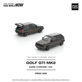 PREORDER POPRACE 1/64 GOLF GTI MK2 DARK CHROME PRDC006 (Approx. Release Date: Q1 2026 and subject to the manufacturer's final decision)