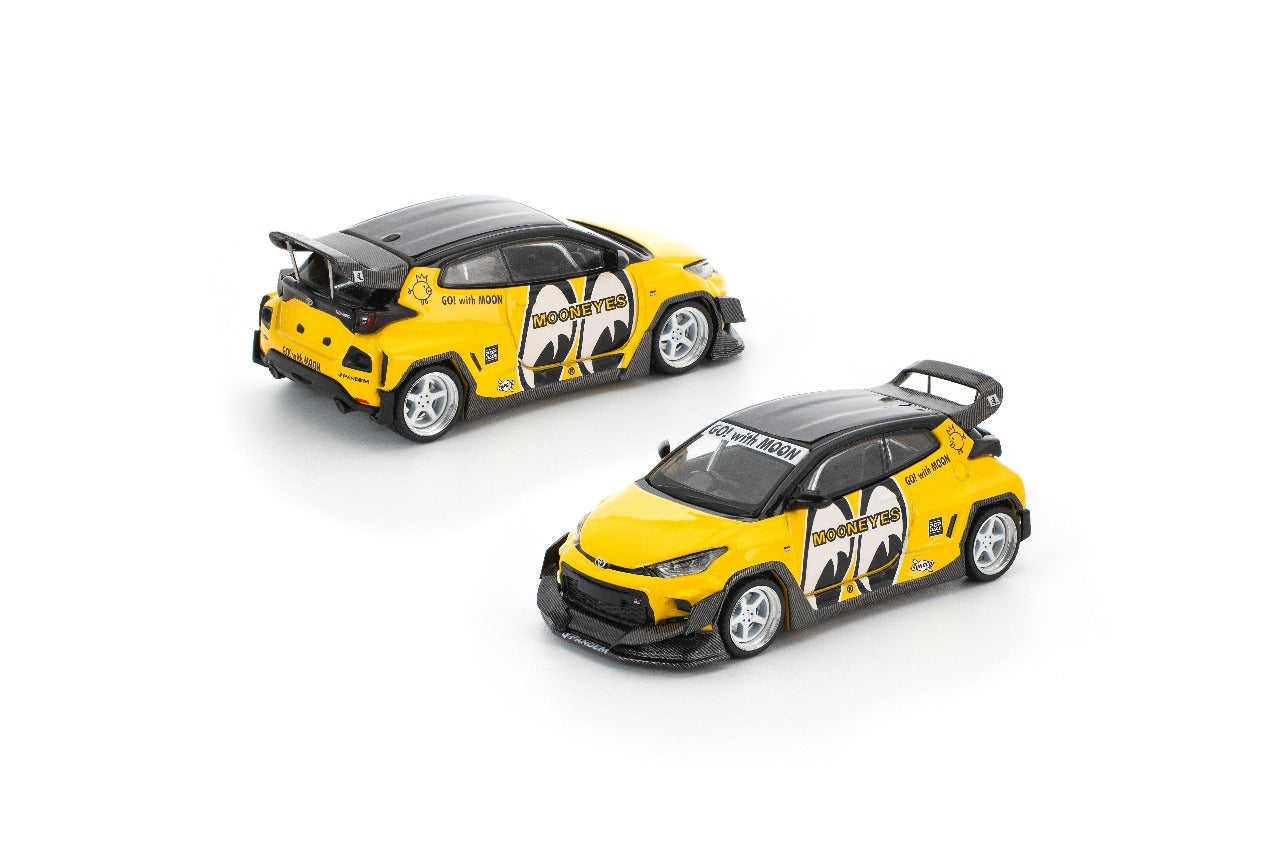 PREORDER POPRACE 1/64 Pandem Yaris Mooneyes (enigma exclusive edition) PRE017 (Approx. Release Date: Q4 2025 and subject to the manufacturer's final decision)