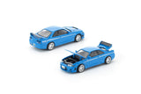 PREORDER POPRACE 1/64 SKYLINE GT-R R33 NISMO 400R CHAMPIONSHIP BLUE  (enigma exclusive edition) PRE019 (Approx. Release Date: Q4 2025 and subject to the manufacturer's final decision)
