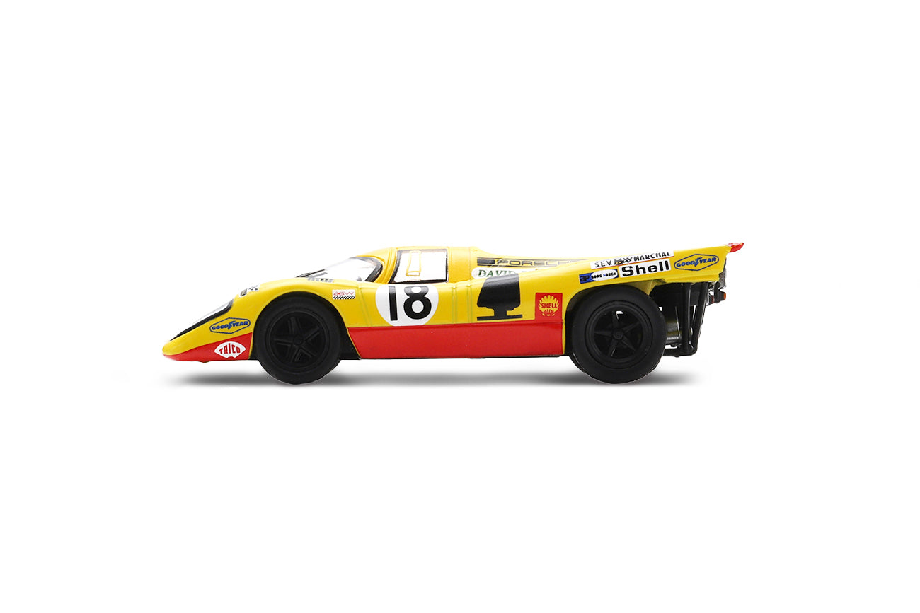 SPARKY x TINY 1/64 Porsche 917K SHELL COMBO - Le Mans winner 1970 & SHELL 24h Le Mans 1970 Piper/Van Lennep #18