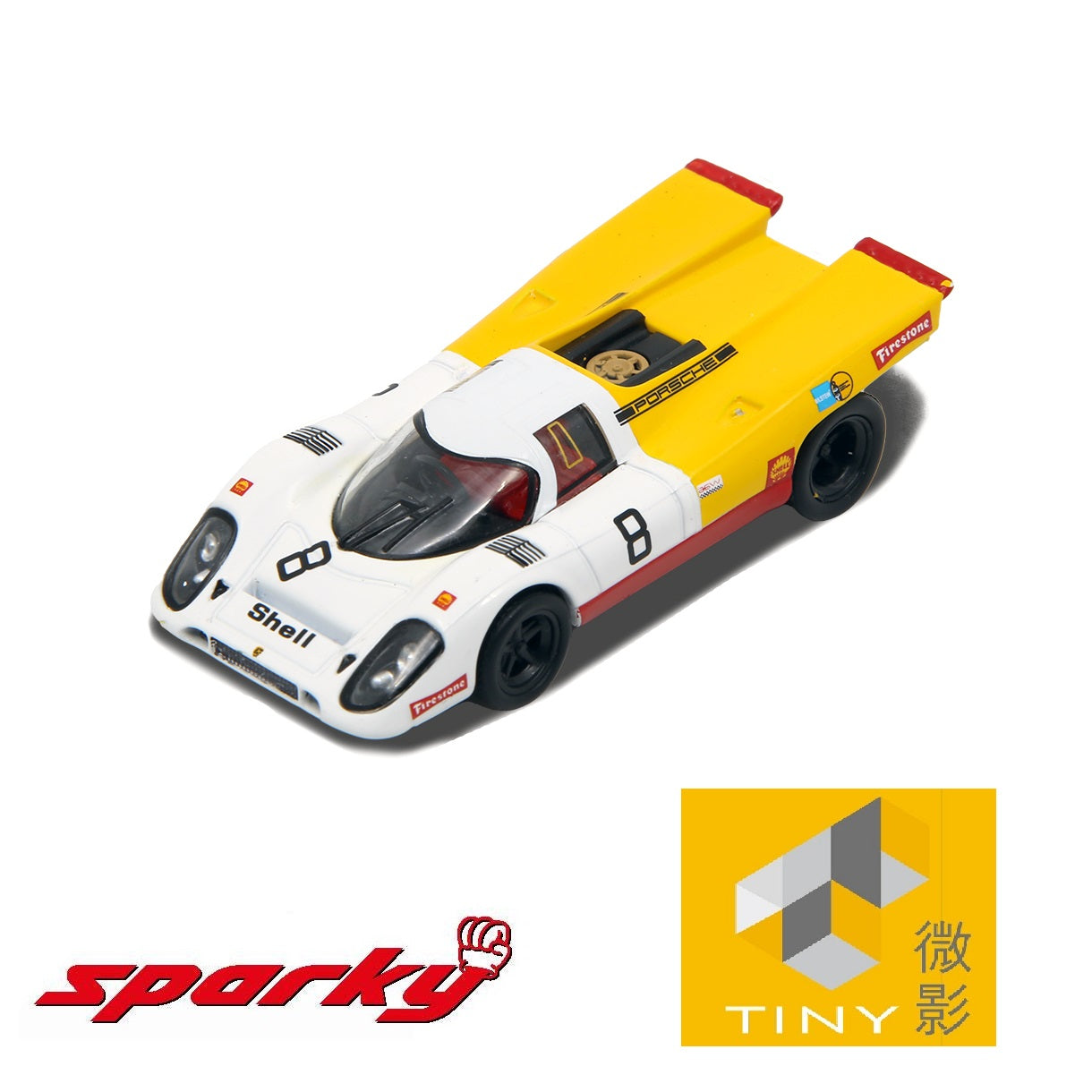 SPARKY x TINY 1/64 Porsche 917K SHELL 1000KM Norisring 1970 #8
