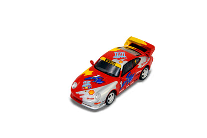 TINY x SPARKY 1/64 Porsche 993 Carrera Cup 1993 Shell Combo with rear spoiler