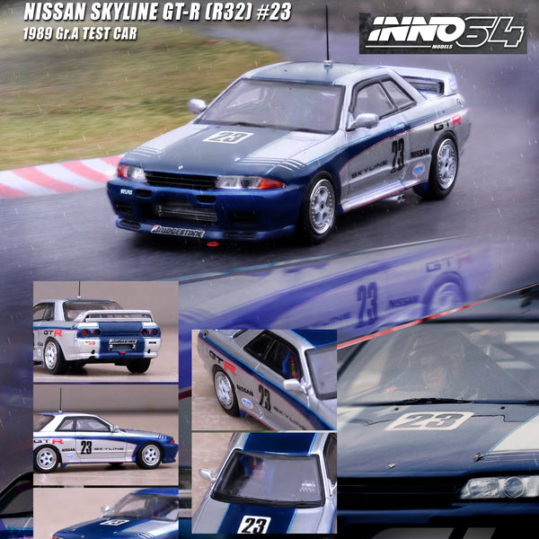 PREORDER INNO64 1/64 NISSAN SKYLINE GT-R (R32) Gr.A Test Car 1989 IN64-R32-89TC (Approx. Release Date : JULY 2023 subject to the manufacturer's final decision)