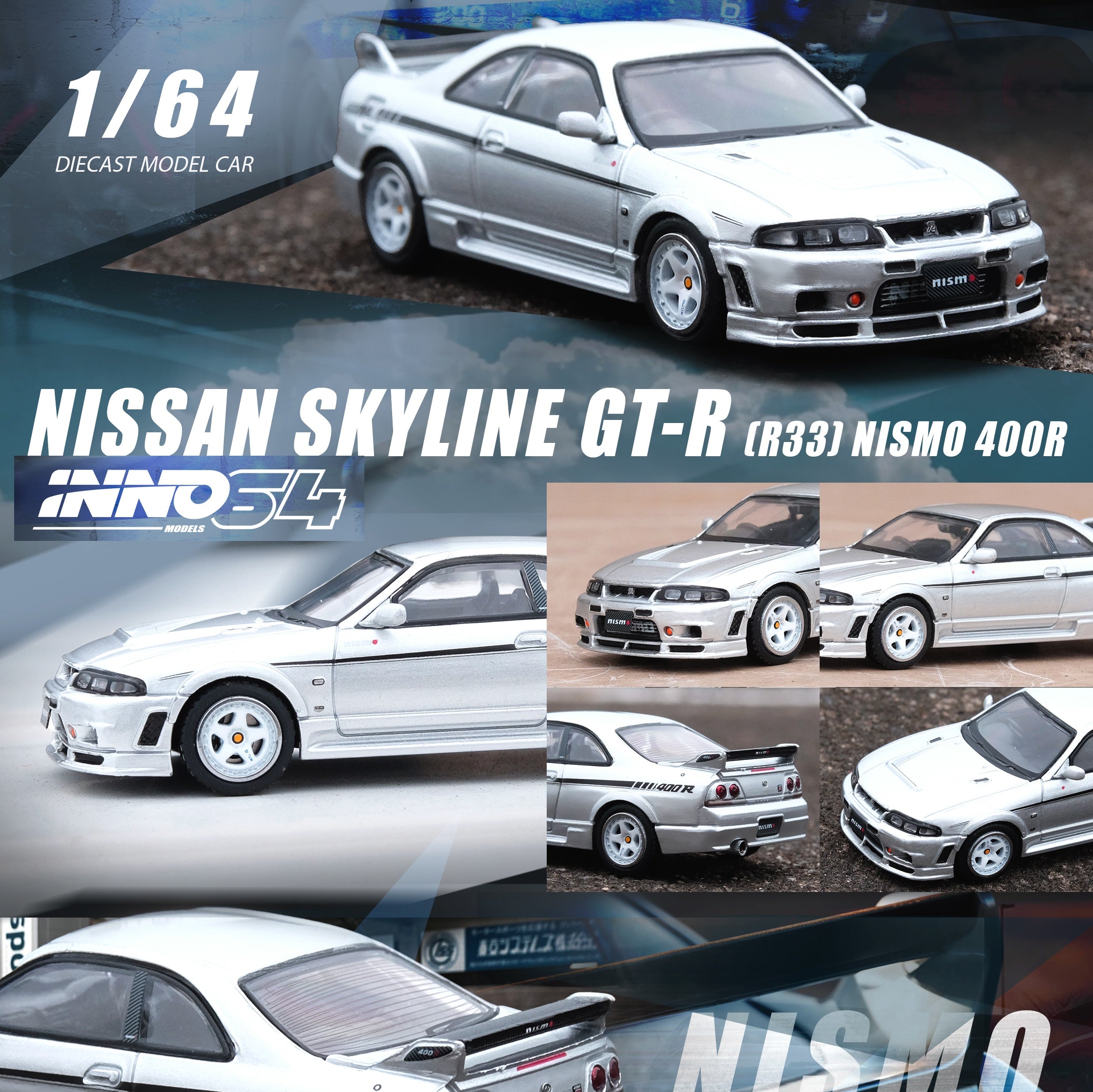 INNO64 1/64 NISSAN SKYLINE GT-R (R33) NISMO 400R Sonic