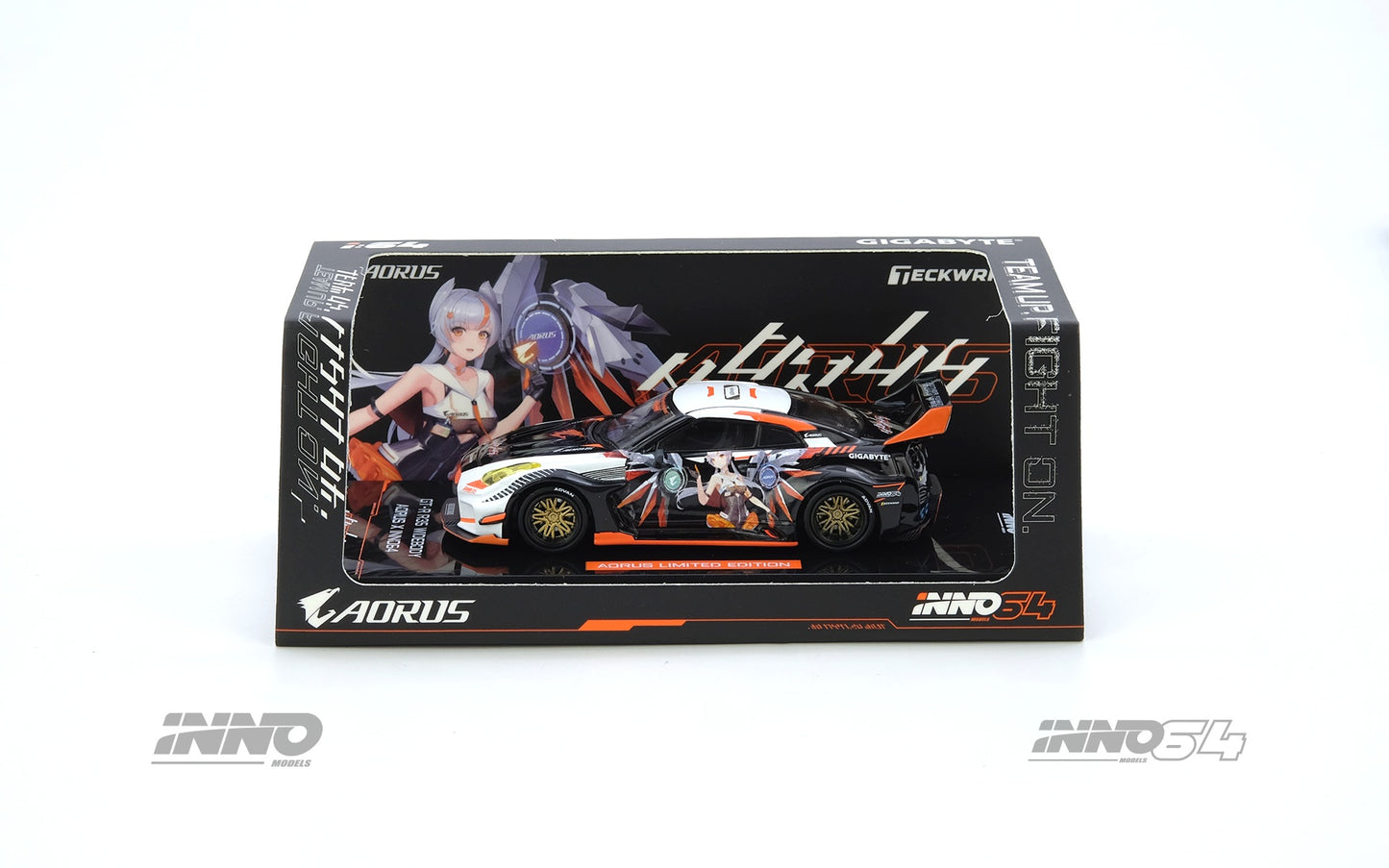 INNO64 1/64 GT-R R35 WIDEBODY AORUS X INNO64 Limited Edition IN64-R35LB-AORUS