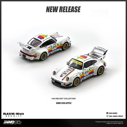 PREORDER INNO64 1/64 RWB 930 #89 Apple Livery IN64-RWB930-APPLE (Approx. Release Date : Q3 2026 subject to the manufacturer's final decision)