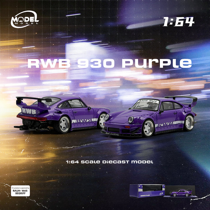 PREORDER MODELMODEL 1/64 RWB 930 Purple MM64-RWB930-003 (Approx. Relea ...