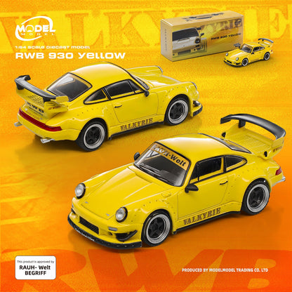 PREORDER MODELMODEL 1/64 RWB 930 Valkyrie Yellow (Paper Box) MM64-RWB930-005 (Approx. Release Date: Q3 2026 and subject to the manufacturer's final decision)