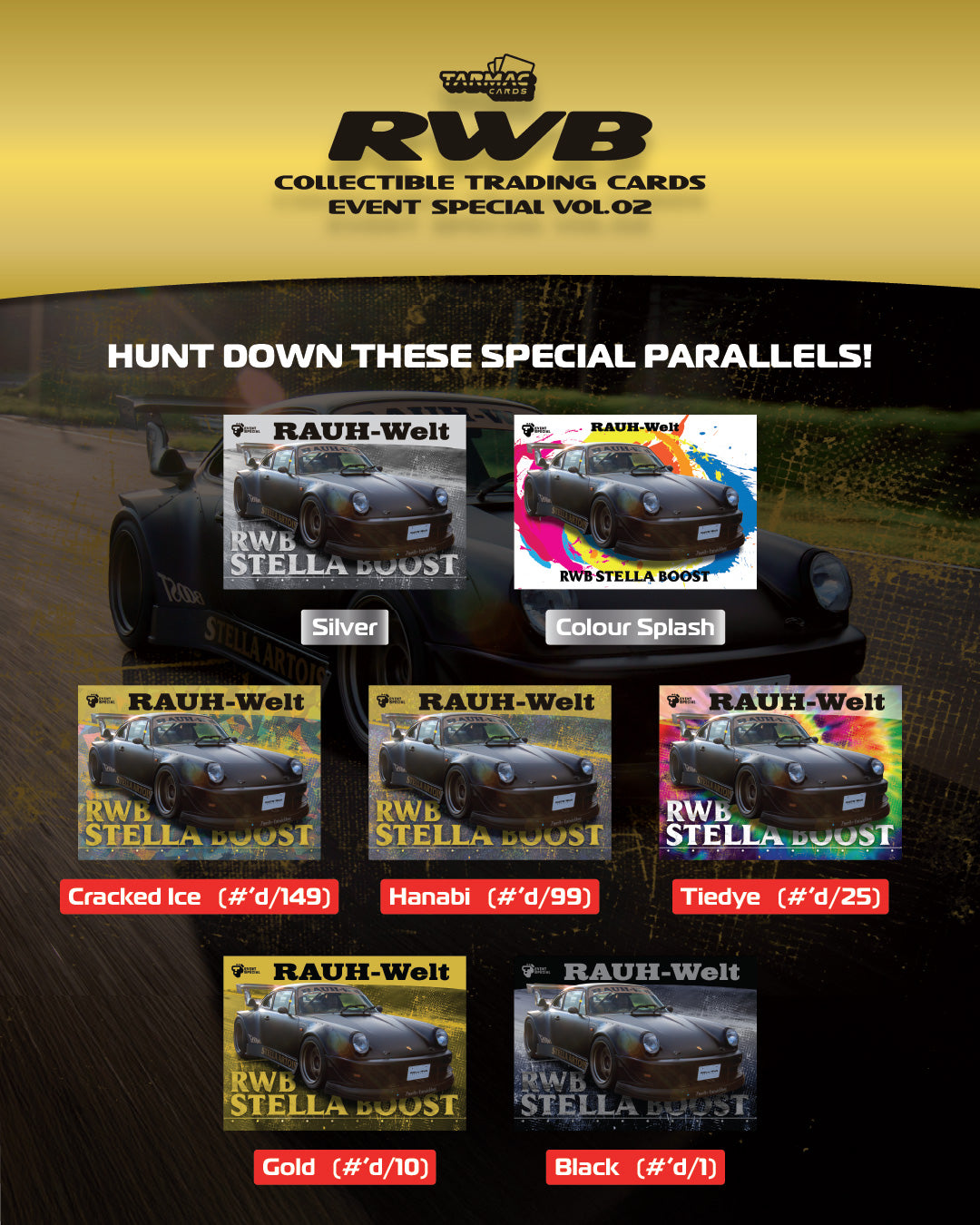 TARMAC WORKS Tarmac Cards RWB Event Special Vol .02 TC-RWBE-02 (Box)