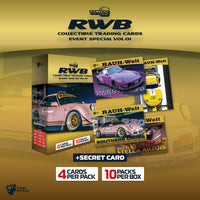 PREORDER TARMAC WORKS Tarmac Cards RWB Event Special Vol.01 (10 Packs per box) (Approx. Release Date : FEB 2025 subject to manufacturer's final decision)