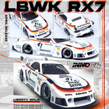 INNO64 1/64 MAZDA RX7 (FD3S) LB-SUPER SILHOUETTE - White IN64-LBWK-RX7-02