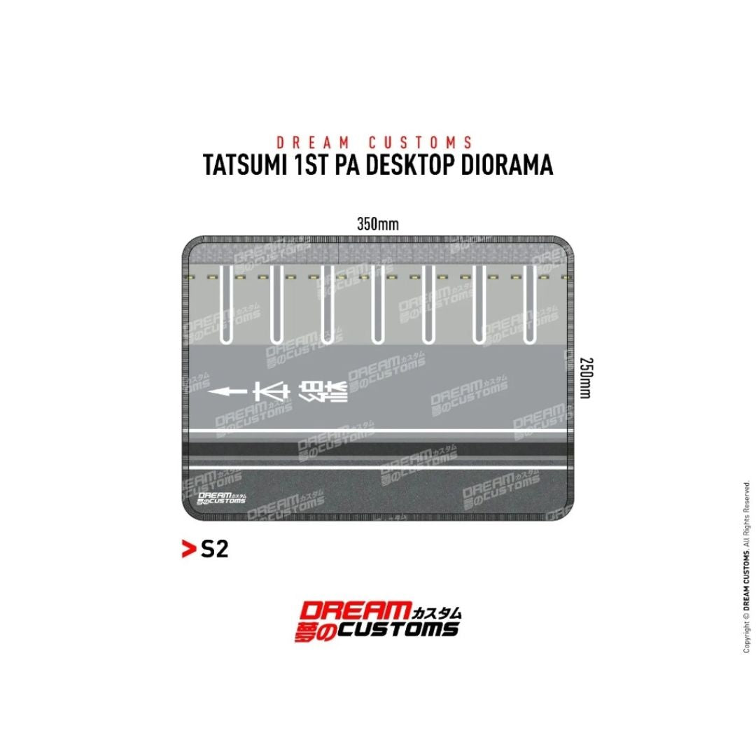 Dream Customs Tatsumi 1st PA Desktop Diorama S2 (350x250mm)