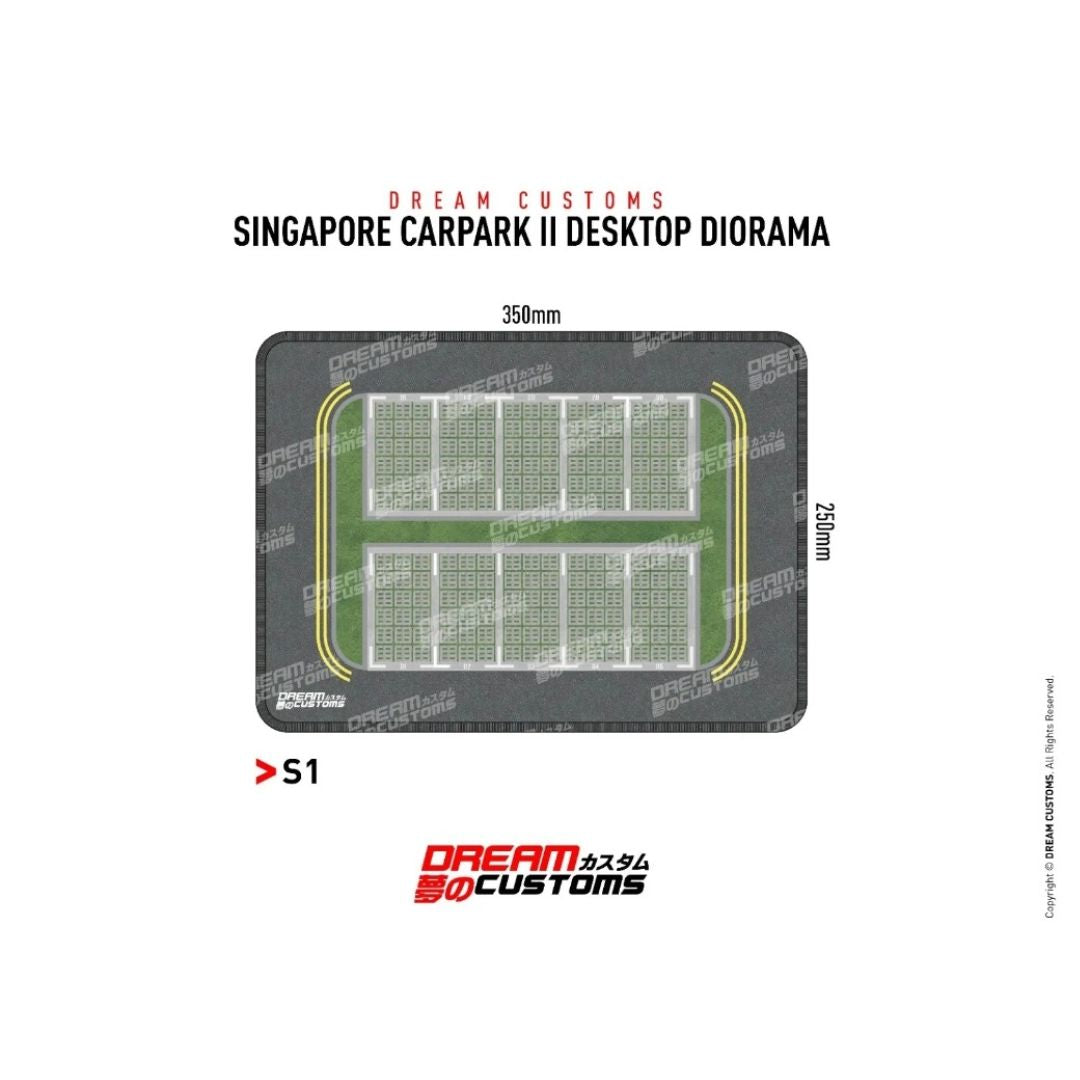 Dream Customs Singapore Carpark II Desktop Diorama S1 (350x250mm)