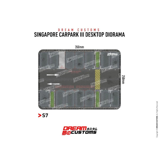 Dream Customs 1:64 Singapore Car Park III Desktop Diorama Mat S7 (350x250mm)