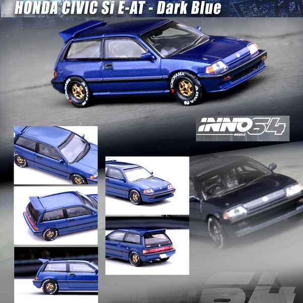 PREORDER INNO64 1/64 HONDA CIVIC Si E-AT Dark Blue IN64-EAT-DB (Approx. Release Date : JULY 2023 subject to the manufacturer's final decision)
