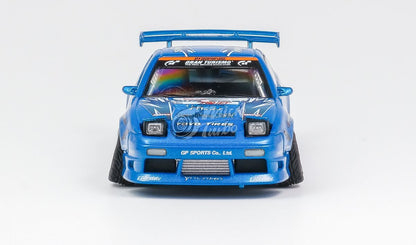 Micro Turbo 1/64 Custom 180SX - Metallic Blue