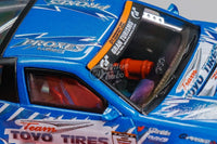 Micro Turbo 1/64 Custom 180SX - Metallic Blue