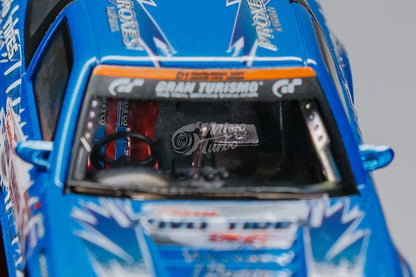 Micro Turbo 1/64 Custom 180SX - Metallic Blue