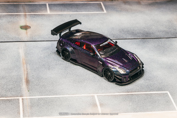 TARMAC WORKS HOBBY43 1/43 LB-WORKS NISSAN GT-R R35 type 2 Midnight pur ...