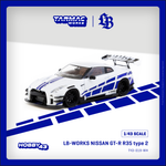 PREORDER TARMAC WORKS HOBBY43 1/43 LB-WORKS NISSAN GT-R R35 type 2 White T43-019-WH (Approx. Release Date :  DEC 2025 subject to manufacturer's final decision)