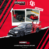 PREORDER TARMAC WORKS HOBBY43 1/43 LB-ER34 Super Silhouette SKYLINE ADVAN T43-021-ADV (Approx. Release Date :  FEB 2026 subject to manufacturer's final decision)
