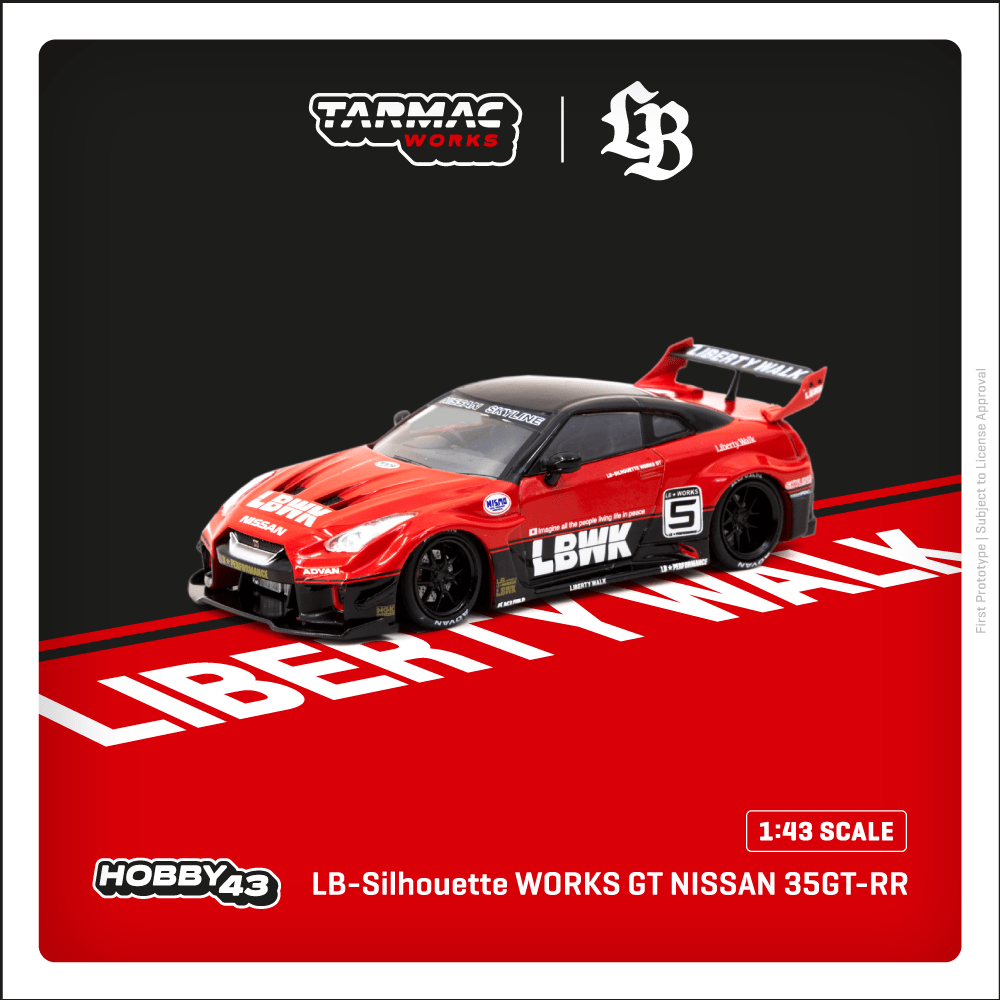 Tarmac Works HOBBY43 1/43 LB-Silhouette WORKS GT NISSAN 35GT-RR Silhouette T43-022-SIL
