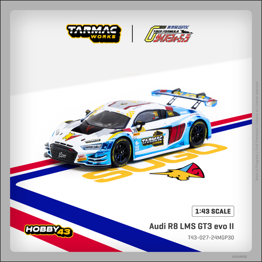 PREORDER TARMAC WORKS HOBBY43 1/43 Audi R8 LMS GT3 evo II Macau GT Cup - FIA GT World Cup 2024 Uno Racing James Yu T43-027-24MGP30 (Approx. Release Date :  NOV 2025 subject to manufacturer's final decision)