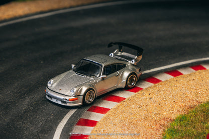 TARMAC WORKS HOBBY64 1/64 RWB 964 Silver T64-037-SL