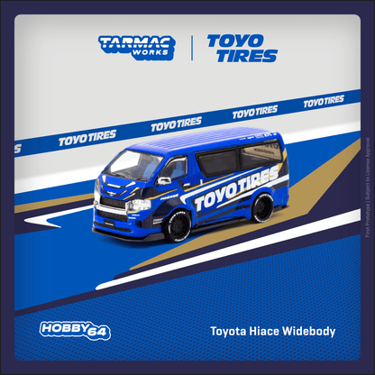 TARMAC WORKS HOBBY64 1/64 Toyota Hiace Widebody Toyo Tires T64-038-TOYO